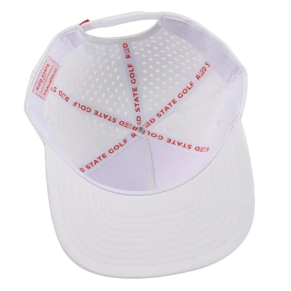 RED STATE GOLF THE "E" FLAG HAT (WHITE) - Picture 4 of 5